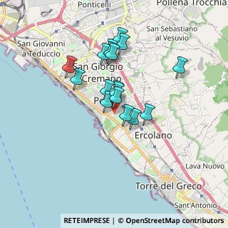Mappa Via Casa Conte, 80055 Portici NA, Italia (1.48824)