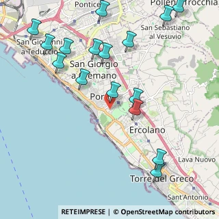 Mappa Via Casa Conte, 80055 Portici NA, Italia (2.71625)
