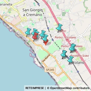 Mappa Via Casa Conte, 80055 Portici NA, Italia (0.91083)