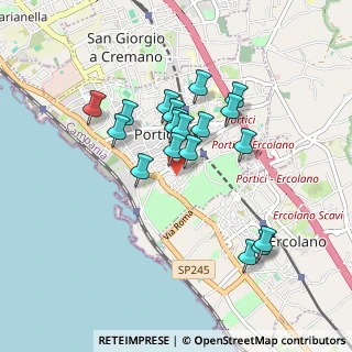 Mappa Via Casa Conte, 80055 Portici NA, Italia (0.81053)