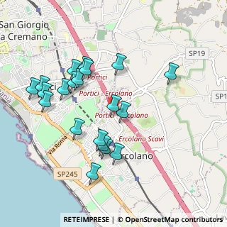 Mappa Via Ulivi, 80056 Ercolano NA, Italia (1.043)