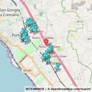 Mappa Via Ulivi, 80056 Ercolano NA, Italia (1.036)