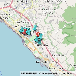 Mappa Via Ulivi, 80056 Ercolano NA, Italia (1.20583)