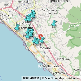 Mappa Via Ulivi, 80056 Ercolano NA, Italia (1.86063)