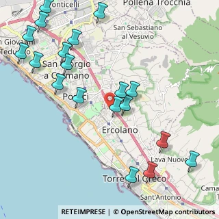 Mappa Via Ulivi, 80056 Ercolano NA, Italia (2.80947)