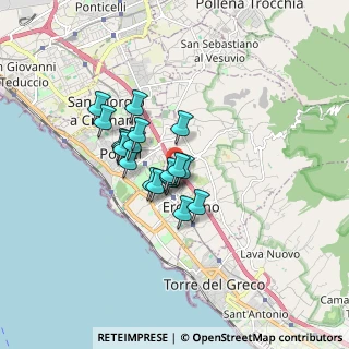 Mappa Via Ulivi, 80056 Ercolano NA, Italia (1.21211)