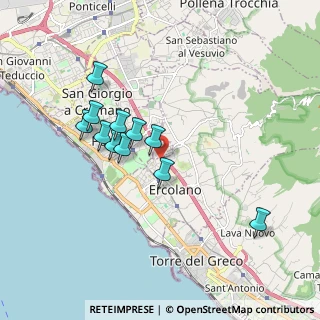 Mappa Via Ulivi, 80056 Ercolano NA, Italia (1.71273)