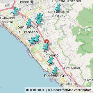 Mappa Via Ulivi, 80056 Ercolano NA, Italia (2.36)