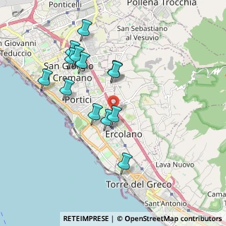 Mappa Via Ulivi, 80056 Ercolano NA, Italia (1.97385)