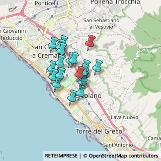 Mappa Via Ulivi, 80056 Ercolano NA, Italia (1.229)