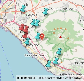 Mappa Via Vesuvio, 80056 Ercolano NA, Italia (4.16333)