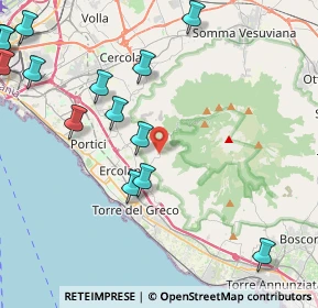 Mappa Via Vesuvio, 80056 Ercolano NA, Italia (5.92214)