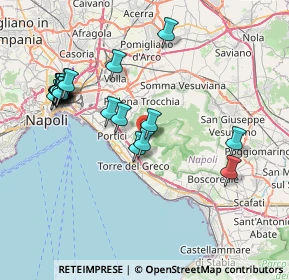 Mappa Via Vesuvio, 80056 Ercolano NA, Italia (8.6995)