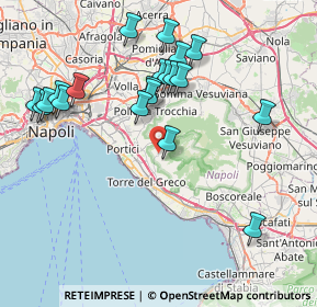 Mappa Via Vesuvio, 80056 Ercolano NA, Italia (8.8095)