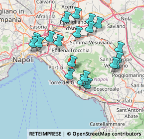 Mappa Via Vesuvio, 80056 Ercolano NA, Italia (7.981)