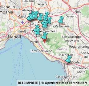 Mappa Via Vesuvio, 80056 Ercolano NA, Italia (7.14357)