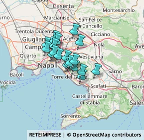 Mappa Via Vesuvio, 80056 Ercolano NA, Italia (8.711)