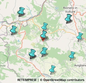 Mappa Via Coppara, 85020 San Fele PZ, Italia (9.4845)