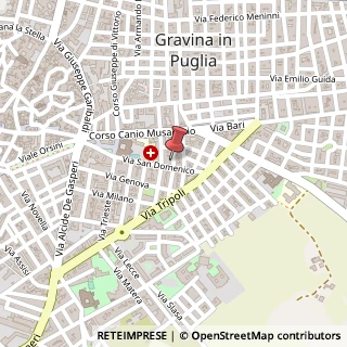 Mappa Via Arezzo, 18, 70024 Gravina in Puglia, Bari (Puglia)