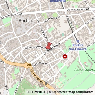 Mappa Via della Libertà, 112, 80055 Portici, Napoli (Campania)