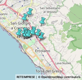 Mappa Via G. Semmola, 80056 Ercolano NA, Italia (1.52714)