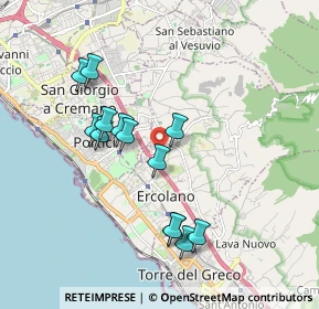 Mappa Via G. Semmola, 80056 Ercolano NA, Italia (1.85077)