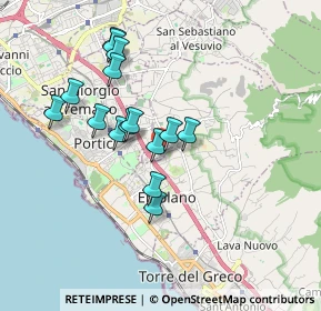 Mappa Via G. Semmola, 80056 Ercolano NA, Italia (1.674)