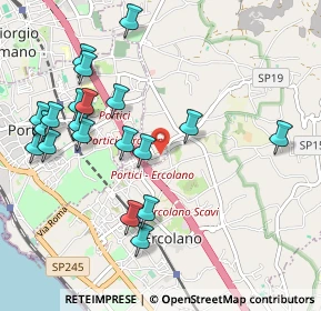 Mappa Via G. Semmola, 80056 Ercolano NA, Italia (1.1955)