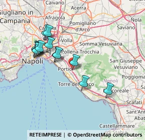 Mappa Via G. Semmola, 80056 Ercolano NA, Italia (7.38154)