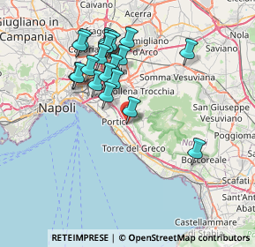 Mappa Via G. Semmola, 80056 Ercolano NA, Italia (7.589)