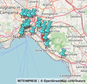 Mappa Via G. Semmola, 80056 Ercolano NA, Italia (7.112)