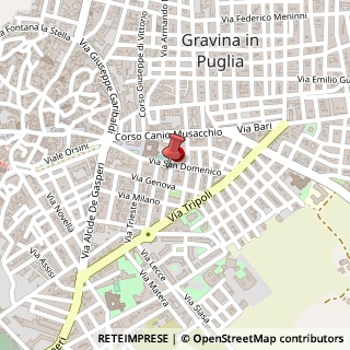 Mappa Via Padova, 6, 70024 Gravina in Puglia, Bari (Puglia)
