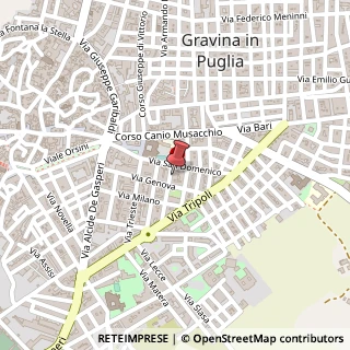 Mappa Via Padova, 11, 70024 Gravina in Puglia, Bari (Puglia)