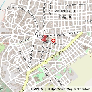 Mappa Via Trieste, 12, 70024 Gravina in Puglia, Bari (Puglia)