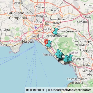 Mappa Via Carlo e Luigi Giordano, 80055 Portici NA, Italia (7.6375)