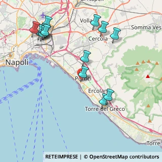 Mappa Via Carlo e Luigi Giordano, 80055 Portici NA, Italia (5.25286)
