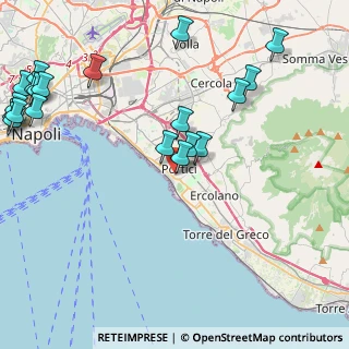 Mappa Via Volta, 80055 Portici NA, Italia (6.104)