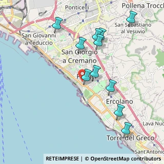 Mappa Via Carlo e Luigi Giordano, 80055 Portici NA, Italia (2.24182)