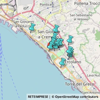 Mappa Via Carlo e Luigi Giordano, 80055 Portici NA, Italia (1.136)