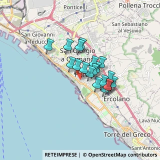 Mappa Via Carlo e Luigi Giordano, 80055 Portici NA, Italia (1.23105)