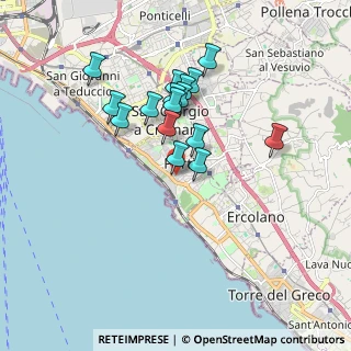 Mappa Via Carlo e Luigi Giordano, 80055 Portici NA, Italia (1.63688)