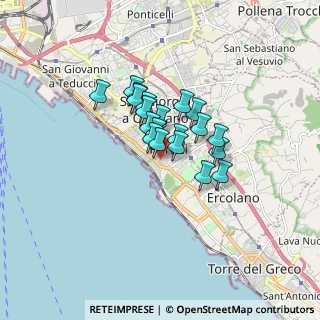 Mappa Via Volta, 80055 Portici NA, Italia (1.131)