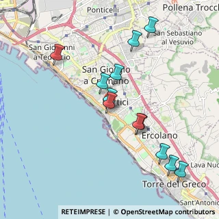 Mappa Via Volta, 80055 Portici NA, Italia (2.11833)