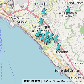 Mappa Via Volta, 80055 Portici NA, Italia (1.3025)