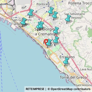 Mappa Via Volta, 80055 Portici NA, Italia (2.22667)