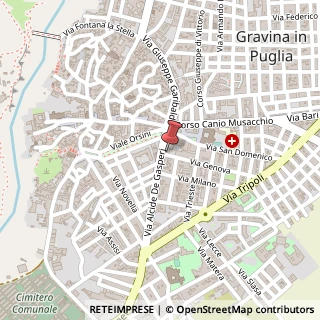 Mappa Via Genova, 1, 70024 Gravina in Puglia, Bari (Puglia)