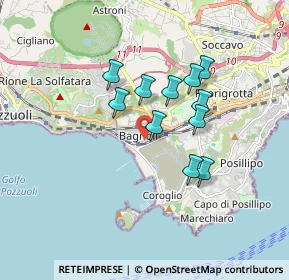 Mappa Via di Niso, 80124 Bagnoli NA, Italia (1.45545)