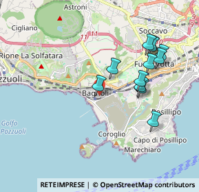 Mappa Via di Niso, 80124 Bagnoli NA, Italia (1.98083)