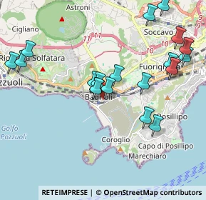 Mappa Via di Niso, 80124 Bagnoli NA, Italia (2.3075)