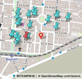 Mappa Via di Niso, 80124 Bagnoli NA, Italia (0.1565)